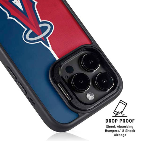 MLB Los Angeles Angels Split iPhone 15 Pro Kickstand Case